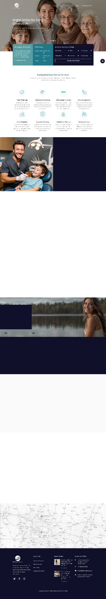 Bedmont Dental demo website